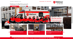 Desktop Screenshot of malteser-kreuznach.de